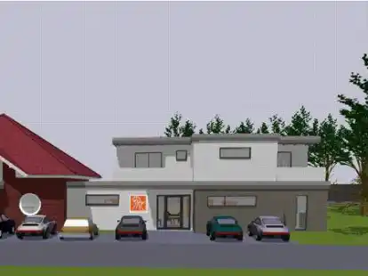 So hatte Markus Preuth mit seinem Architekten die Erweiterung der Physiotherapie-Praxis geplant. Das Projekt ist nun erst einmal vom Tisch.