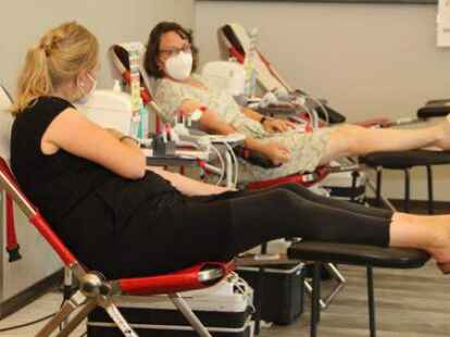 In Jaderberg wurde Blut gespendet.