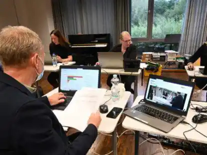 Hier liefen die Ergebnisse ein:  In der BBSIII an der Maastrichter Stra&szlig;e hatte die Stadt ihr Wahlzentrum eingerichtet.