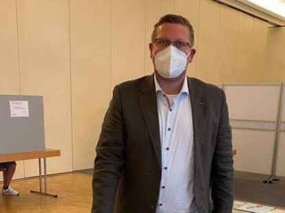 Hat seine Stimmen bereits abgegeben: Landratskandidat Jens V&ouml;lker.