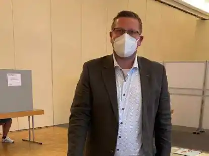 Hat seine Stimmen bereits abgegeben: Landratskandidat Jens V&ouml;lker.