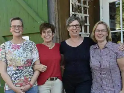 Freuen sich, dieses Jahr noch einige Veranstaltungen anbieten zu k&ouml;nnen (von links): die Elsflether Landfrauen Heike Hayen, Anita L&uuml;bben, Angelika Kuttkat und Klaudia B&uuml;sing