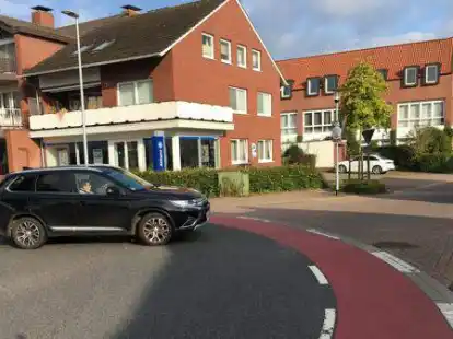 Ein Mini-Kreisverkehr k&ouml;nnte laut Konzept an der Ecke Eschstra&szlig;e/Sevelter Stra&szlig;e eingerichtet werden.