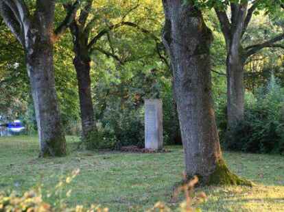 In diesem Bereich befindet sich der alte J&uuml;dische Friedhof. Ein Gedenkstein erinnert daran.