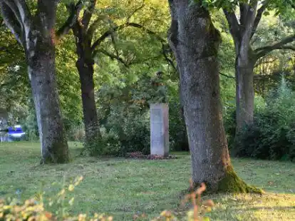 In diesem Bereich befindet sich der alte J&uuml;dische Friedhof. Ein Gedenkstein erinnert daran.