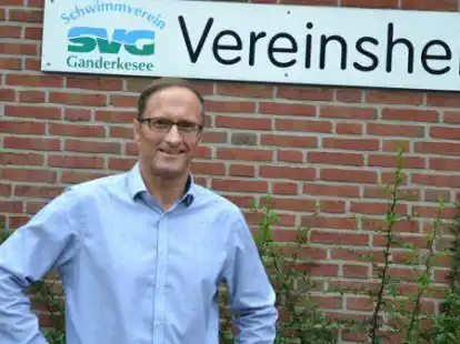 Wasser ist sein Element: Marco Loewenstein ist Vorsitzender des Schwimmvereins Ganderkesee.