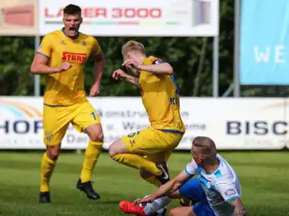 Der SSV Jeddeloh spielt 2:2 gegen Rehden.
