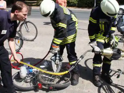 Die Feuerwehr Metjendorf bei einer &Uuml;bung: Durch die nahezu dienstlose Zeit sei man in der Gemeinde Wiefelstede ganz gut durchgekommen, hei&szlig;t es aus Kreisen der Wehr.