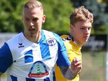 Bastian Schaffers (hier in einem Testspiel gegen den VfL Oldenburg im Juli) Treffer reichte den Jeddelohern nicht zum ersten Saisonsieg.