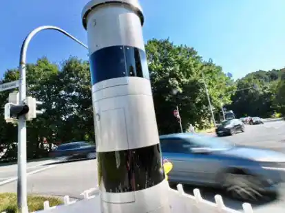 Ein neuer Blitzer steht am M&uuml;llersweg in Oldenburg.