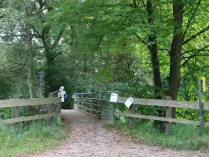 Klein und unscheinbar - aber stark in Benutzung. Die Ausschussmitglieder haben sich jetzt daf&uuml;r ausgesprochen, die kleine Fu&szlig;g&auml;nger-Br&uuml;cke in Hundsm&uuml;hlen &uuml;ber den Querkanal zu erhalten.