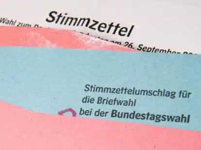 1201 Stimmen der insgesamt 3700 g&uuml;ltigen Stimmen wurden in Butjadingen per Briefwahl abgegeben.