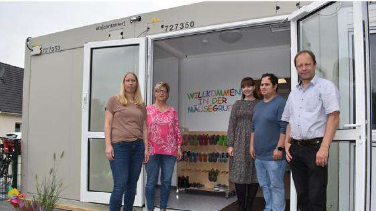 Kinderbetreuung in Bockhorn: Container-Kita in Steinhausen eröffnet.