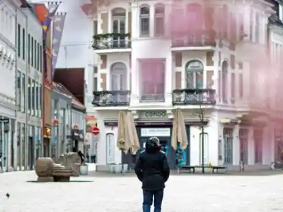Corona ht f&uuml;r mehr Leerstand in der Oldenburger Innenstadt gesorgt. Foto: dpa-Bildfunk
