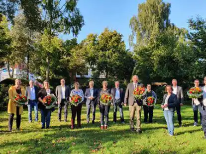 Blumen f&uuml;r die Mitglieder der Verbandsversammlung des ZVETT.