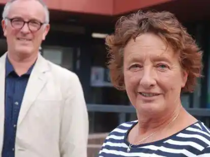 Schiedspersonen in Sande: J&ouml;rg Beutz  und Astrid Szillo.