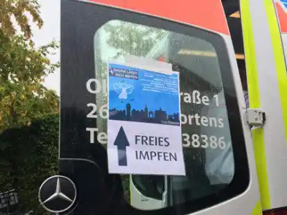 Jetzt regelm&auml;&szlig;ig mit dem Impfmobil unterwegs, statt station&auml;r im Zentrum.