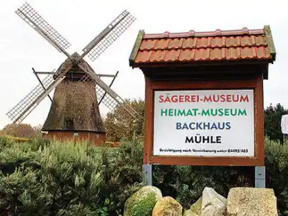 Das S&auml;gerei-Museum ist das Teil des Kulturzentrums auf dem M&uuml;hlenberg in Gehlenberg.