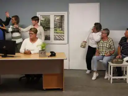 Turbulenter und witzig geht es in dem neuen Dreiakter  zu, den die Abbuser Spoa&szlig;moaker zurzeit einstudieren.