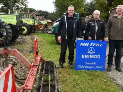 Feldtag in Klattenhof: (von links) J&ouml;rg Peters, Manfred Serr und Heinz-Hermann Wilke
