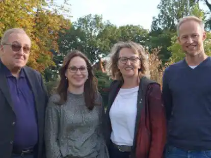 Neuer SPD-Vorstand: (v.li.) Martin Ebert, Katharina Fischer-Sordon, Beate Logemann und Frank Arntjen