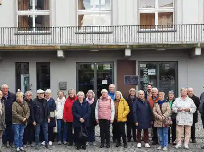 F&uuml;r die Studiengruppe der Senioren-Union CDU-Kreisvereinigung Oldenburg-Land ging es auch zur Gedenkst&auml;tte Bautzener Stra&szlig;e Dresden.