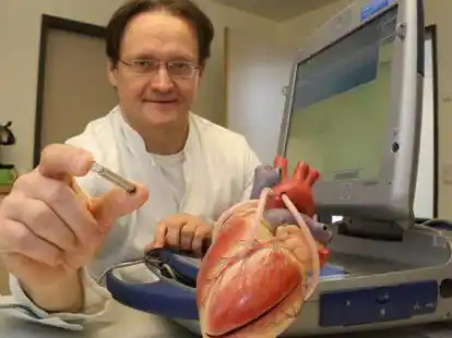 Dr. Falk Theil vom Krankenhaus Johanneum in Wildeshausen spricht &uuml;ber das Herz.
