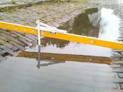 Klarer Fall f&uuml;r eine rote Markierung im Kataster: die Werrastra&szlig;e