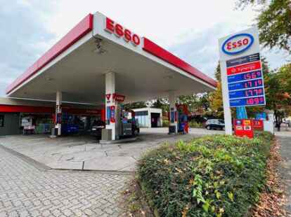 So sah es an der Esso-Tankstelle an der Nadorster Stra&szlig;e aus.