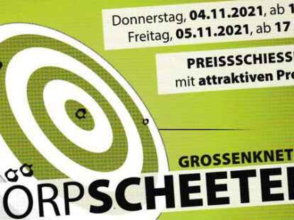 Der Sch&uuml;tzenverein Gro&szlig;enkneten plant seinen Neustart: Im November findet zum Beispiel das D&ouml;rpscheeten wieder statt.