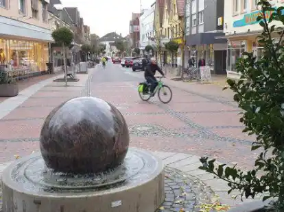 Soll wieder mehr Schwung bekommen: die Wildeshauser Innenstadt. Unser Bild zeigt einen Blick in die Huntestra&szlig;e.