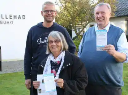 Diakon Christoph Richter, die Wahlausschussvorsitzende Ingrid Janke, die selbst 36 Jahre lang im Pfarreirat mitgewirkt hat, sowie Pastor Karl Jasbinschek hoffen auf eine hohe Wahlbeteiligung.