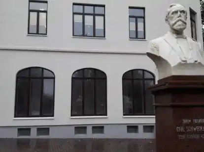 Im renovierten Haus Visser am Schweckendieckplatz  zieht im Fr&uuml;hjahr das Caf&eacute; Baum ein. Bild: