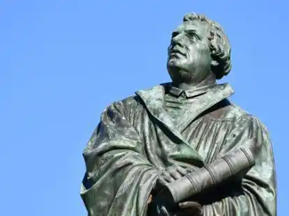 Eine Statue von Martin Luther. Um ihn wird es am kommenden Sonntag in den Gottestdiensten gehen.
