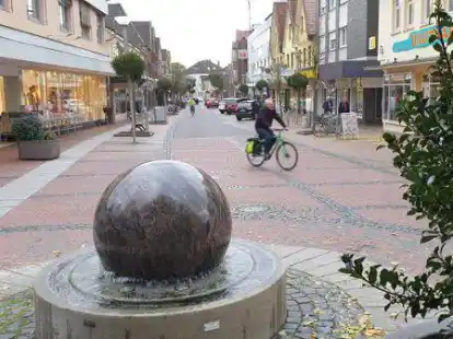 Die Wildeshauser Innenstadt &ndash; hier der Blick in die Huntestra&szlig;e &ndash; braucht neue Konzepte und Ideen. &Uuml;ber das Wie gibt es unterschiedliche Vorstellungen.