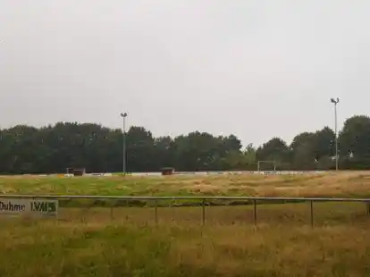 Wartet auf Entwicklung: das alte Stadion des VfL Edewecht.