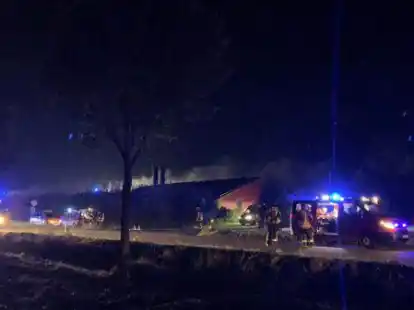 Der Putenstall war nicht zu retten. Der komplette Tierbestand verendete.