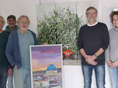 Sie freuen sich auf die Er&ouml;ffnung am Sonntag: (von links) Jens-Gert M&uuml;ller-Saathoff, Eduard Oesting, Peter Kamm, Dieter Hagen und Karina Nast.