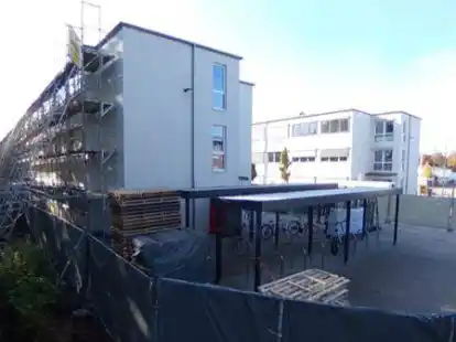 Noch einger&uuml;stet: Das Oldenburger Finanzamt.