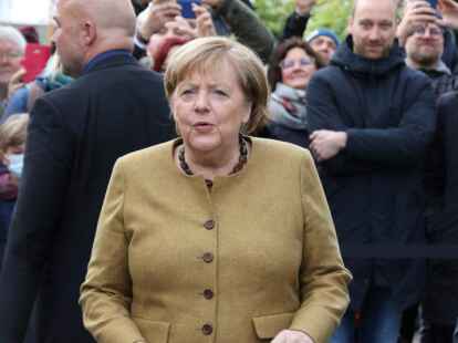 Kanzlerin auf Abschiedstour: Angela Merkel in Bremerhaven
