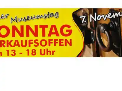 Museumstag und verkaufsoffener Sonntag: Die Veranstalter haben ein vielversprechendes Angebotspaket geschn&uuml;rt.