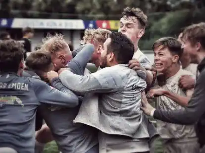 Auf Sieg folgt Sieg: Jubelszenen gibt es im Moment viele f&uuml;r die A-Junioren des BSV Kickers.