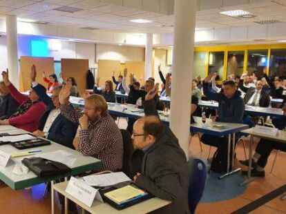 Konstituierende Sitzung des Huder Rates