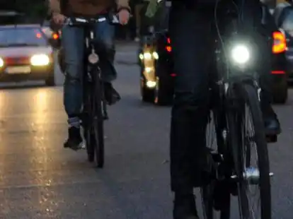 Mit intakter Beleuchtung sicherer unterwegs: Die Polizei kontrollierte.