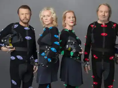 Begeistern wie fr&uuml;her: (von links) Bj&ouml;rn Ulvaeus,  Agnetha F&auml;ltskog, Anni-Frid Lyngstad und Benny Andersson