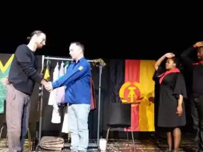 Im internationalen Jugendprojekthaus  Wei&szlig;e Rose 1 steht die Theaterarbeit im Vordergrund.