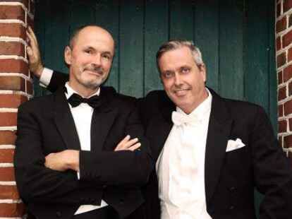 Beliebtes Duo: Ivo Berkenbusch (links) und Kammers&auml;nger Paul Brady