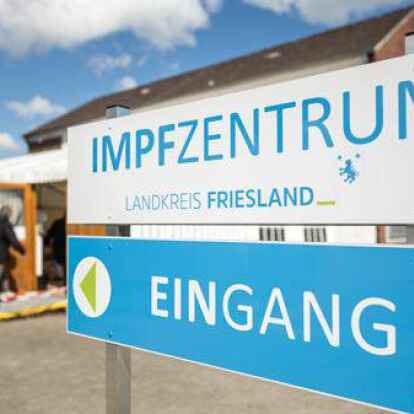 Das Impfzentrum Friesland in Roffhausen