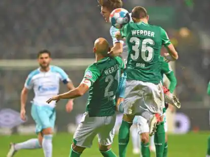 Topspiel am Samstagabend in Bremen: Werder und Schalke trennten sich 1:1.