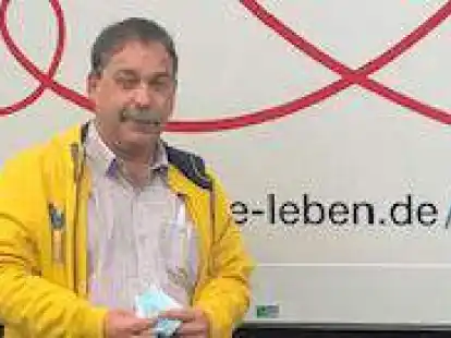 Spendete zum 100. Mal: Ulrich Tebben